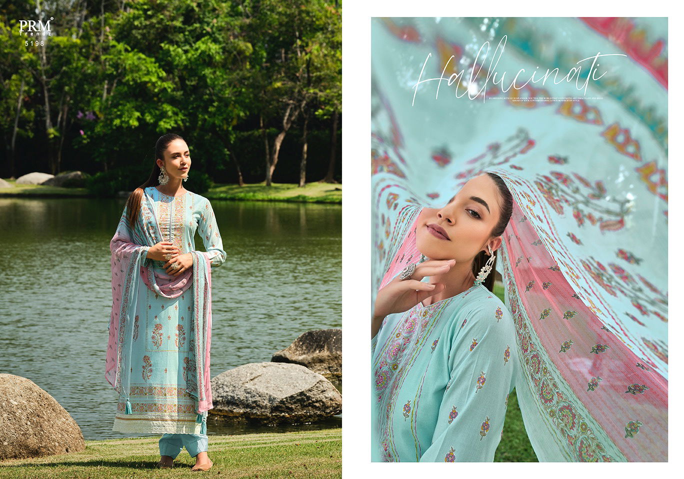 Nazreen By Prm Trendz Dress Material Catalog